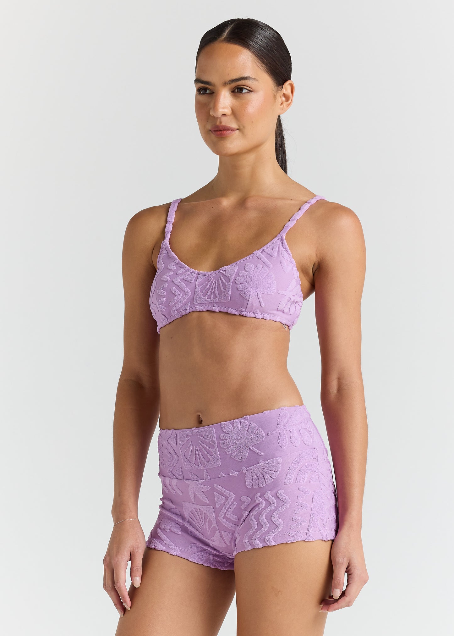 Mai Tai Shorty Bikini Bottom - Lilac