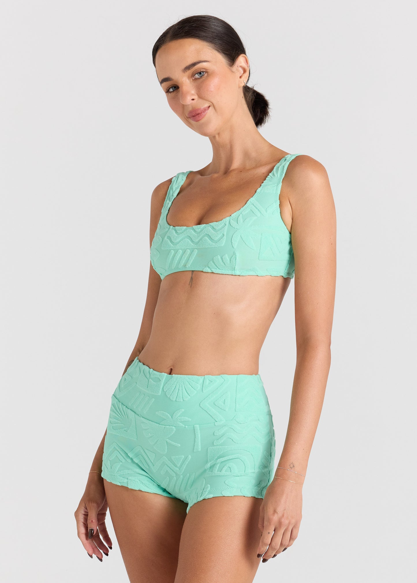 Mai Tai Shorty Bikini Bottom -Mint