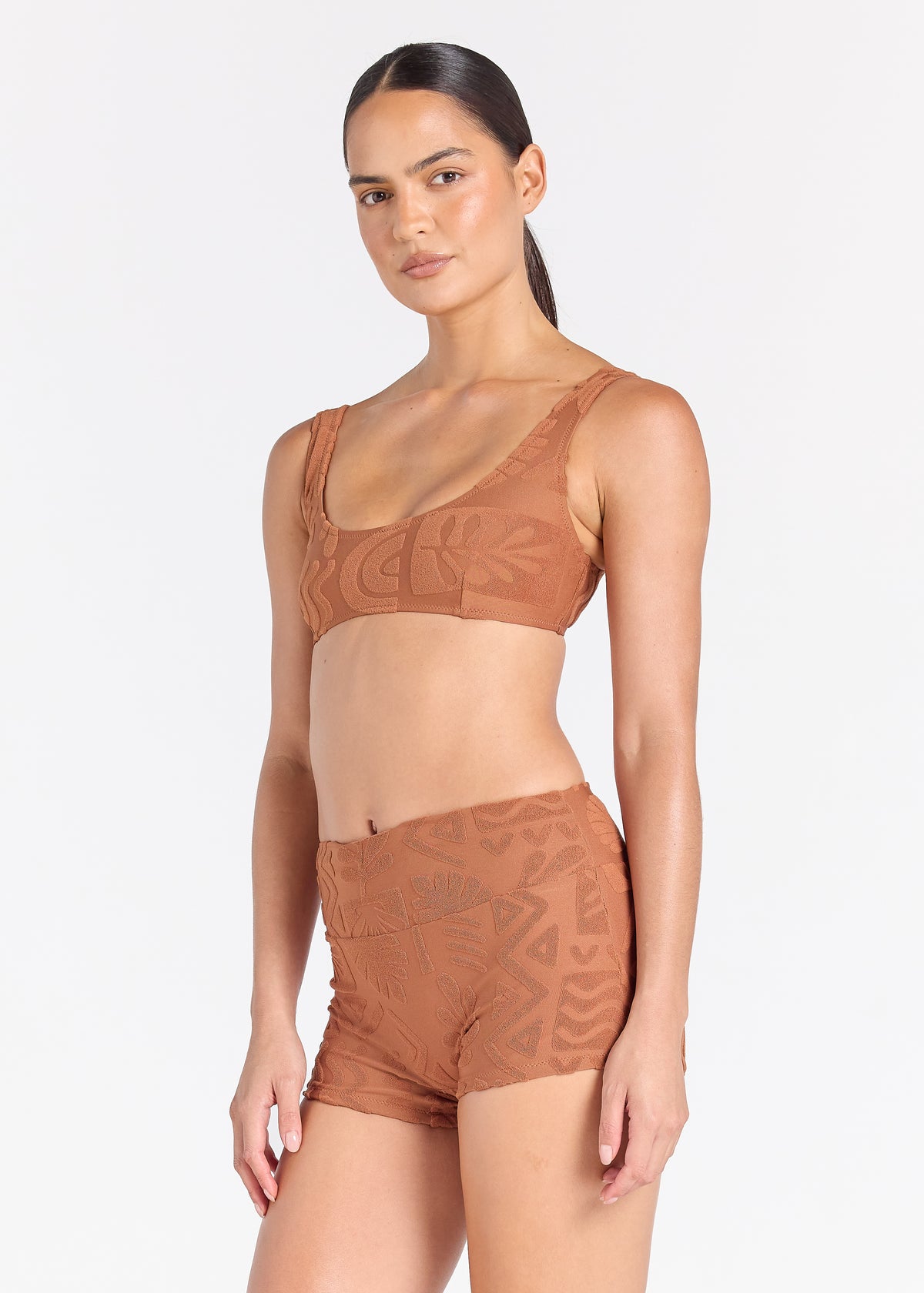 Mai Tai Solstice Bikini Top - Cinnamon