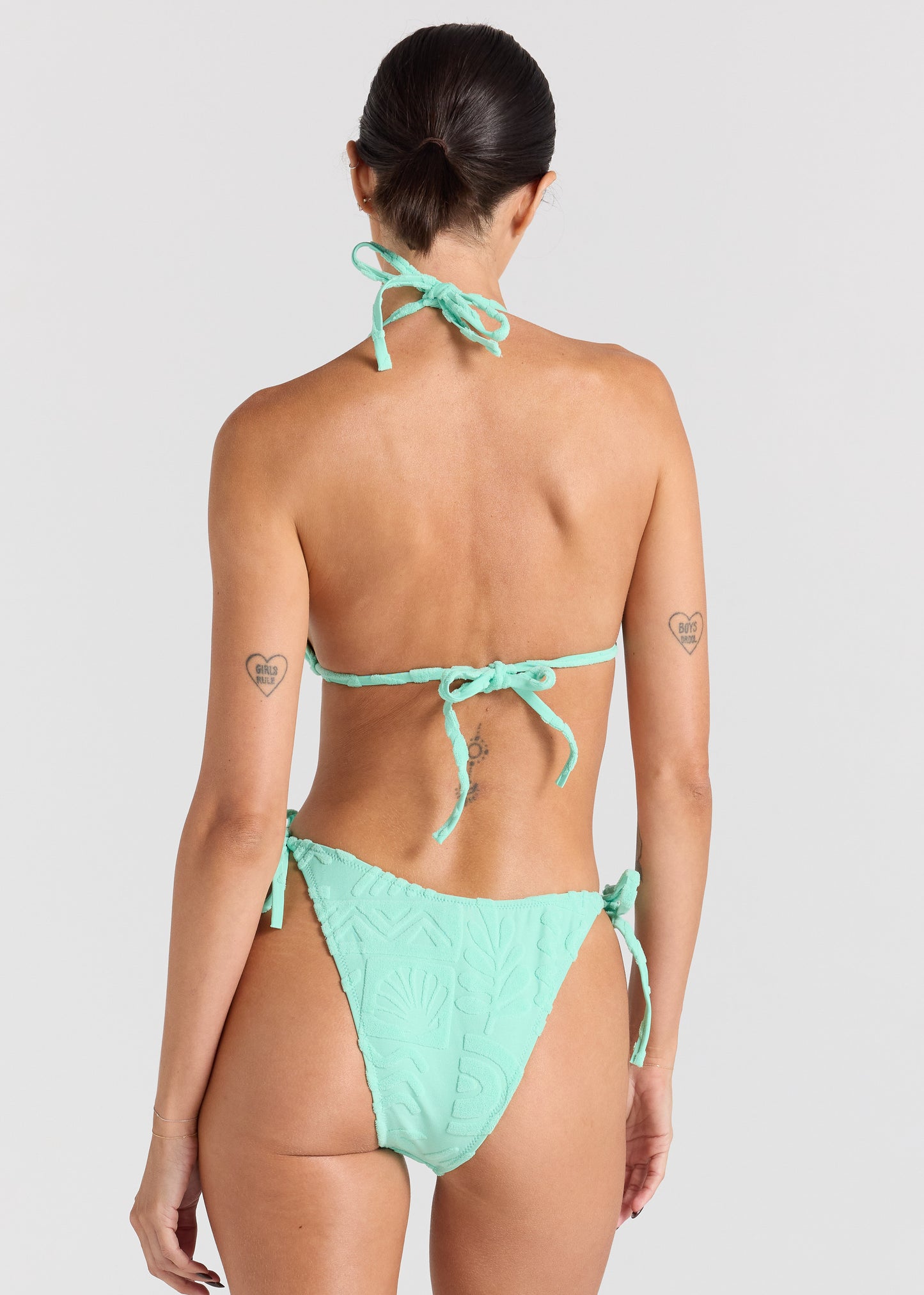 Mai Tai String Tie Bikini Top - Mint