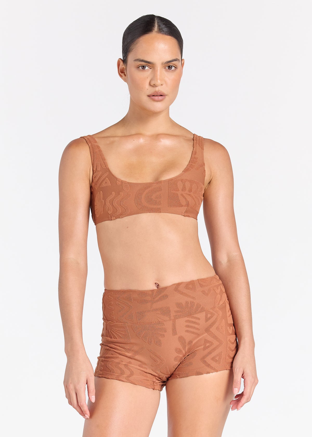 Mai Tai Surf Bikini Bottom - Cinnamon