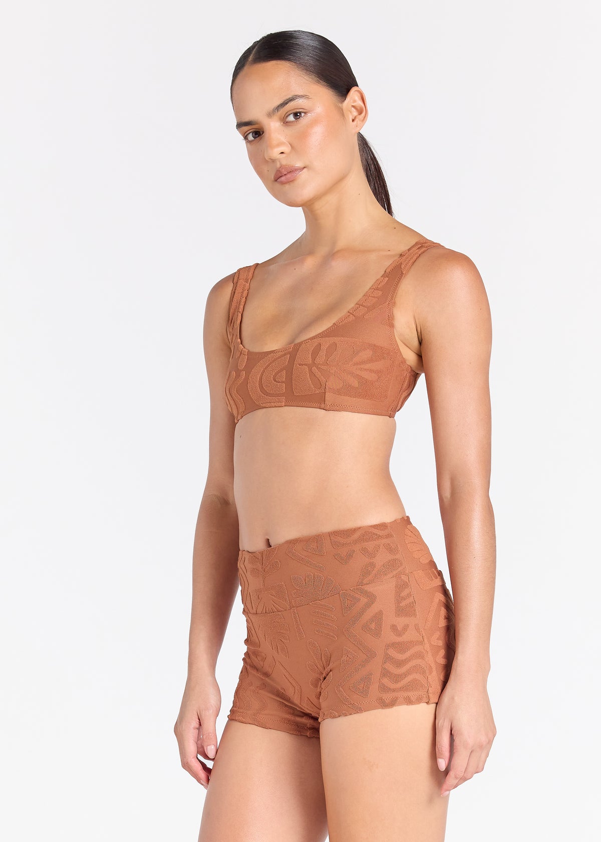 Mai Tai Surf Bikini Bottom - Cinnamon