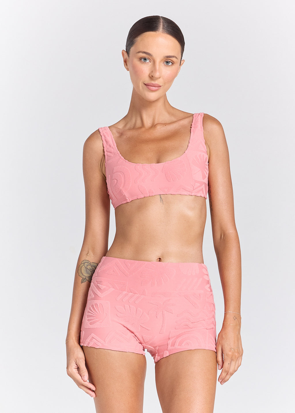 Mai Tai Surf Bikini Bottom - Rose
