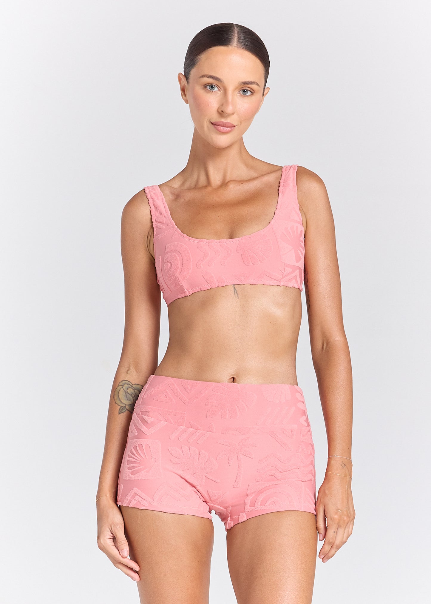 Mai Tai Surf Bikini Bottom - Rose
