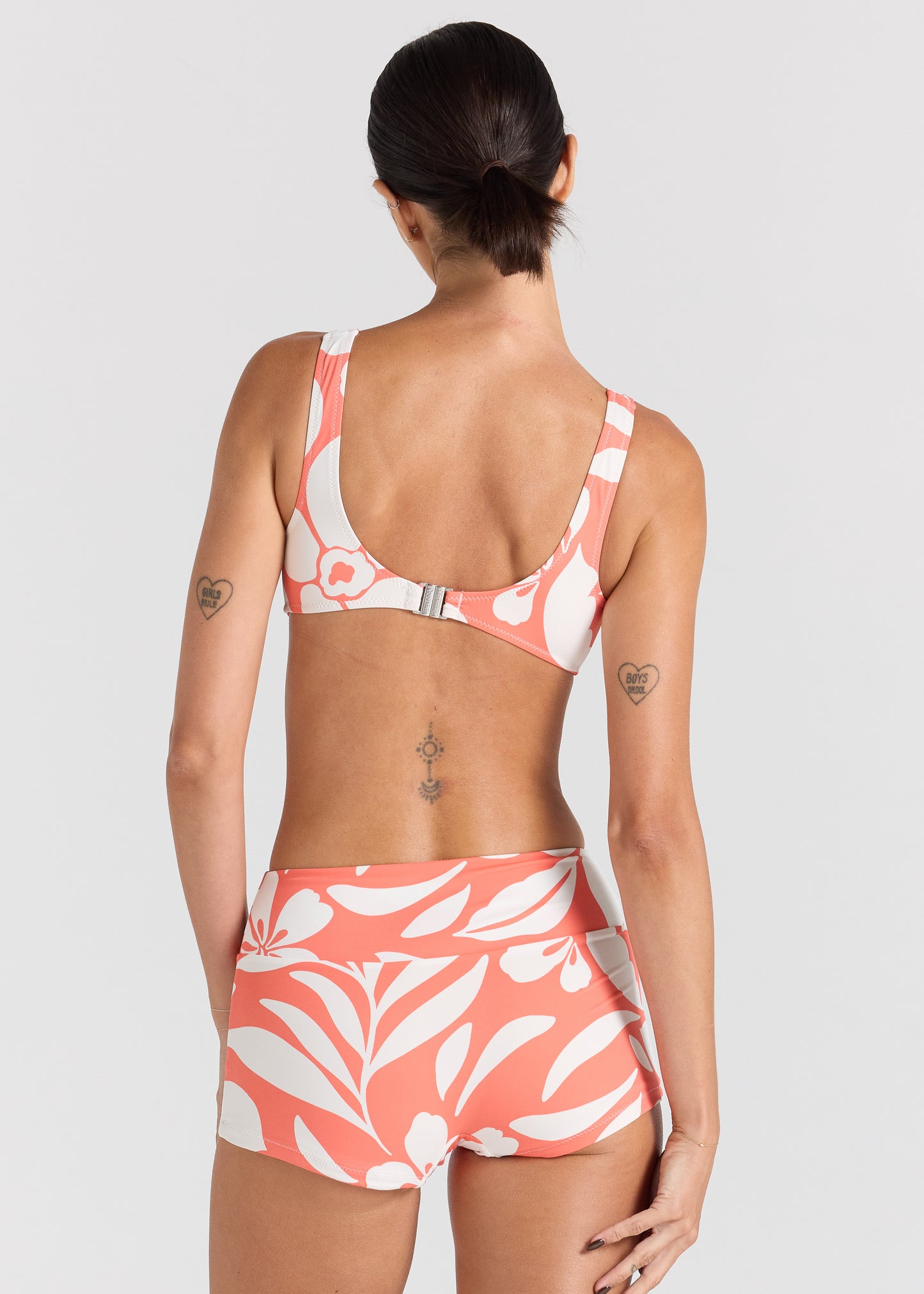 Mare Crop Bikini Top - Tangelo