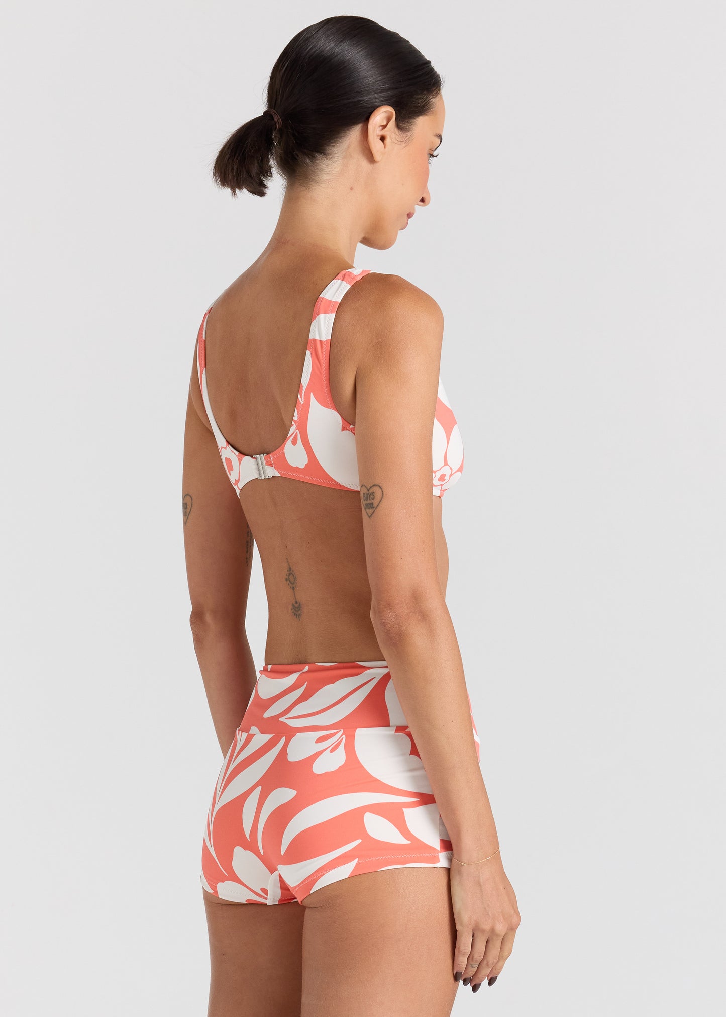 Mare Crop Bikini Top - Tangelo