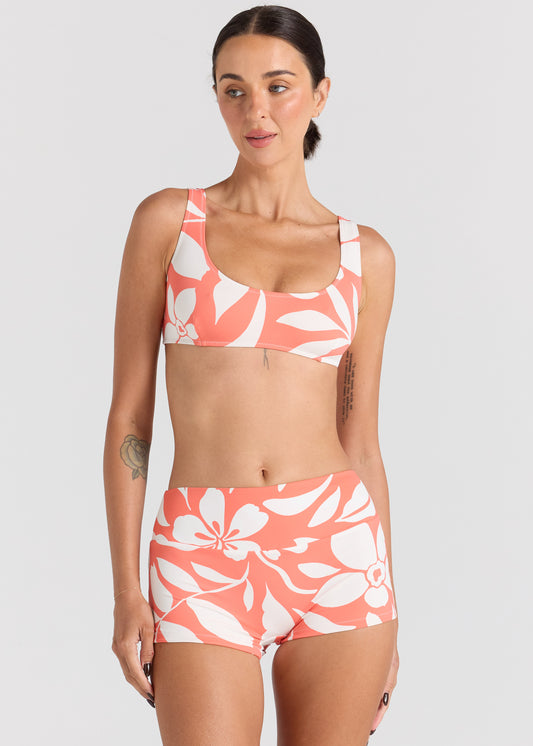 Mare Shorty Bikini Bottom - Tangelo