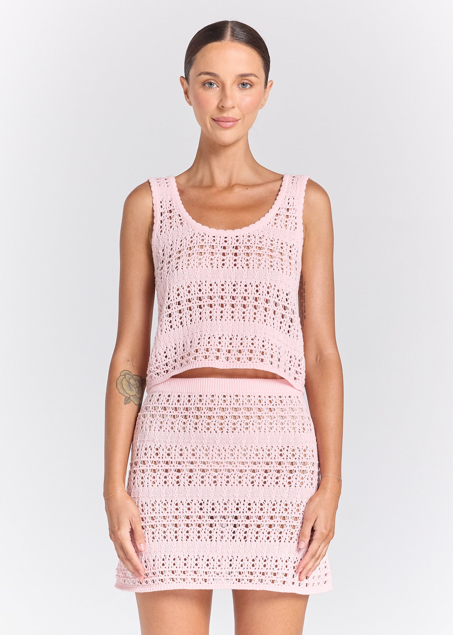 Maya Knit Sunrise Top - Pink
