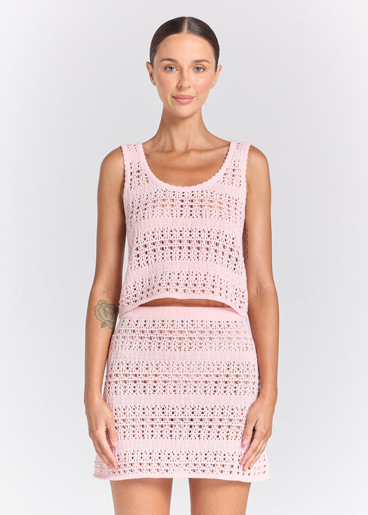 Maya Knit Sunrise Top - Pink