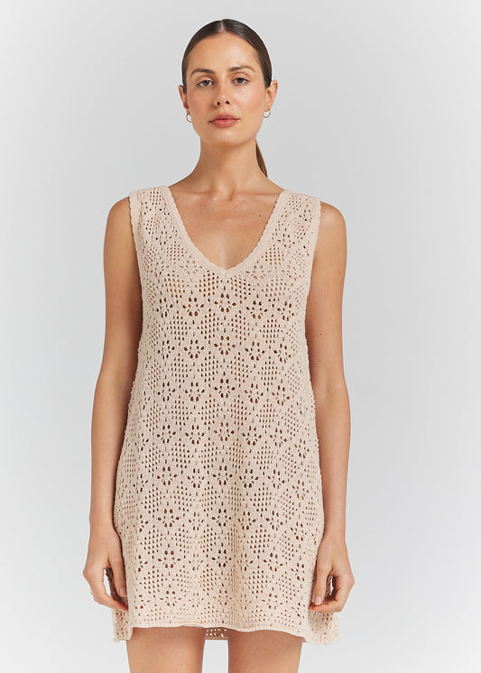 Messina Knit Dress - Sand