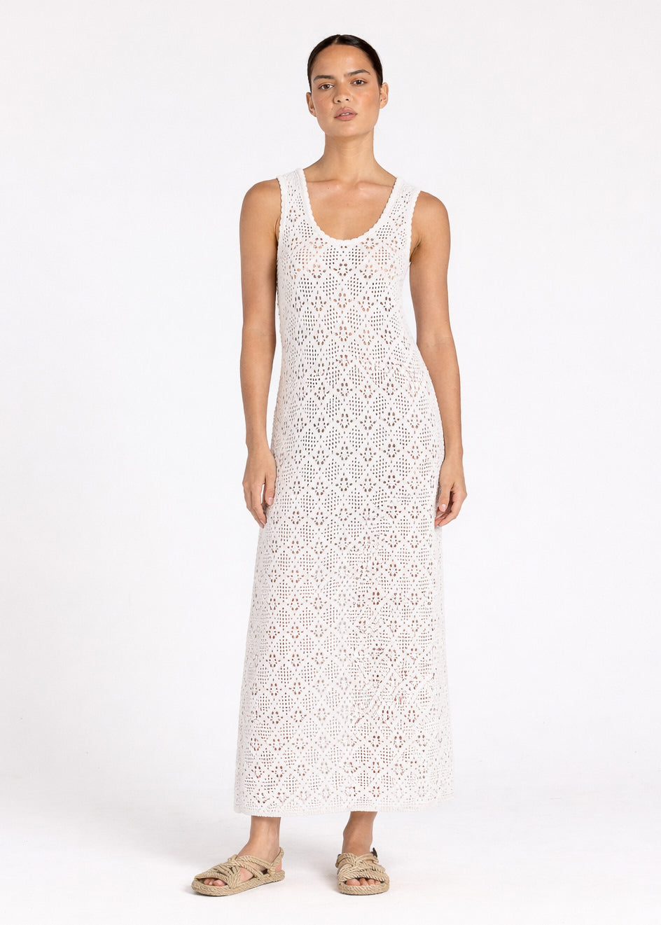Messina Knit Palma Dress - Vanilla