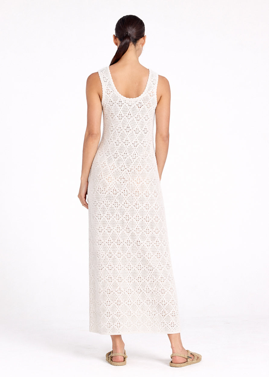 Messina Knit Palma Dress - Vanilla