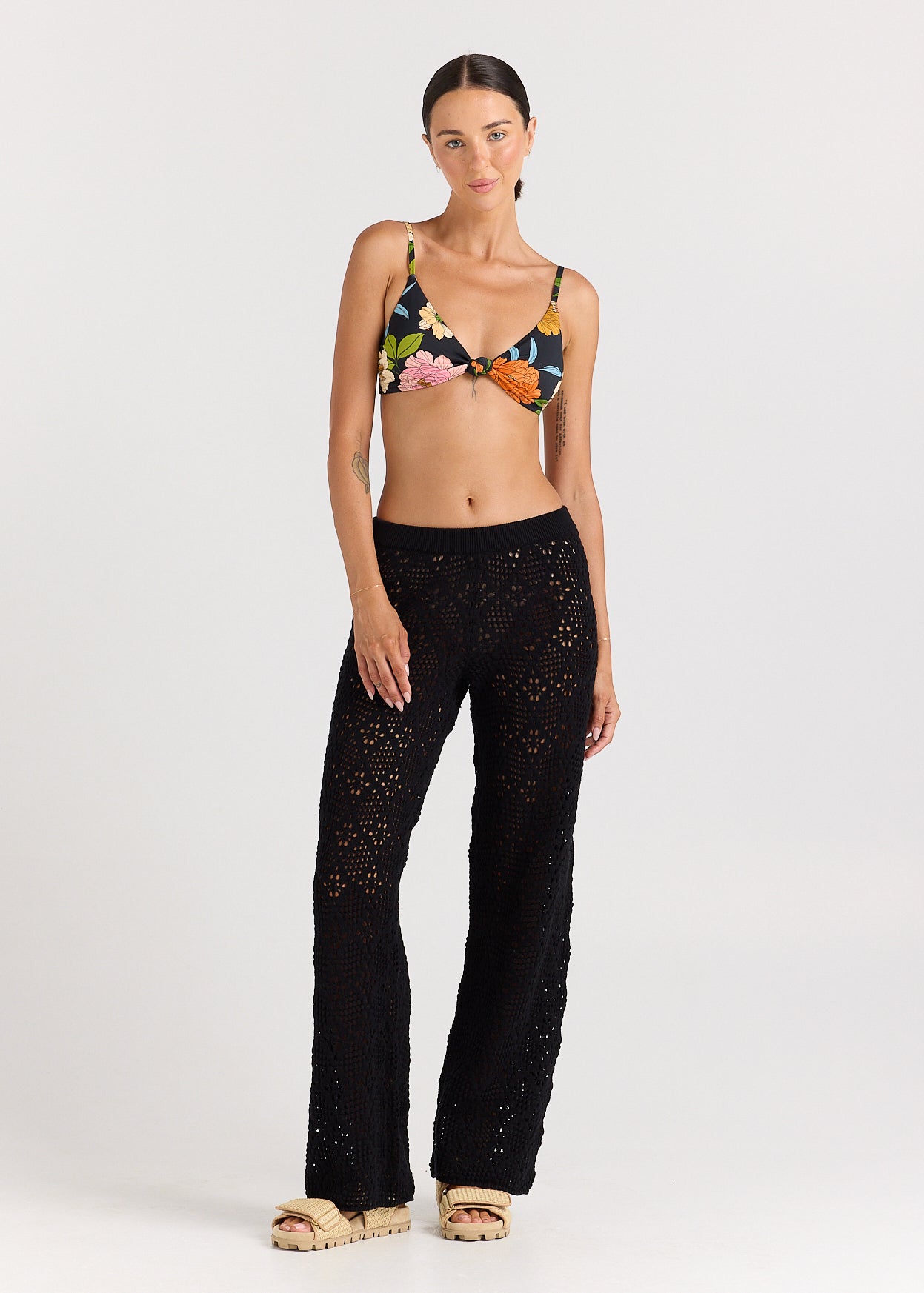 Messina Knit Pant - Black