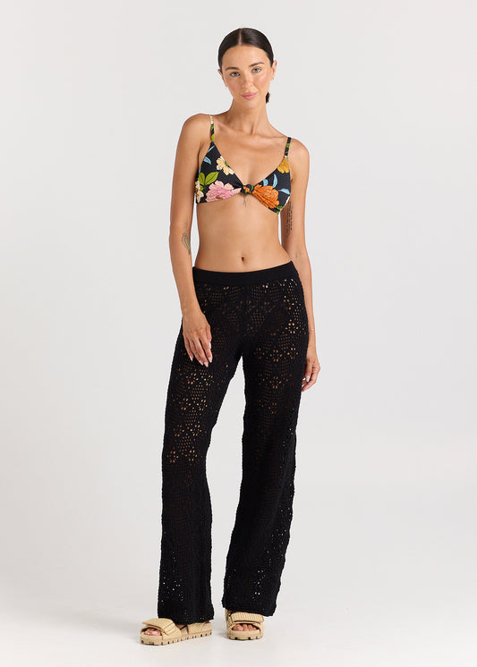 Messina Knit Pant - Black