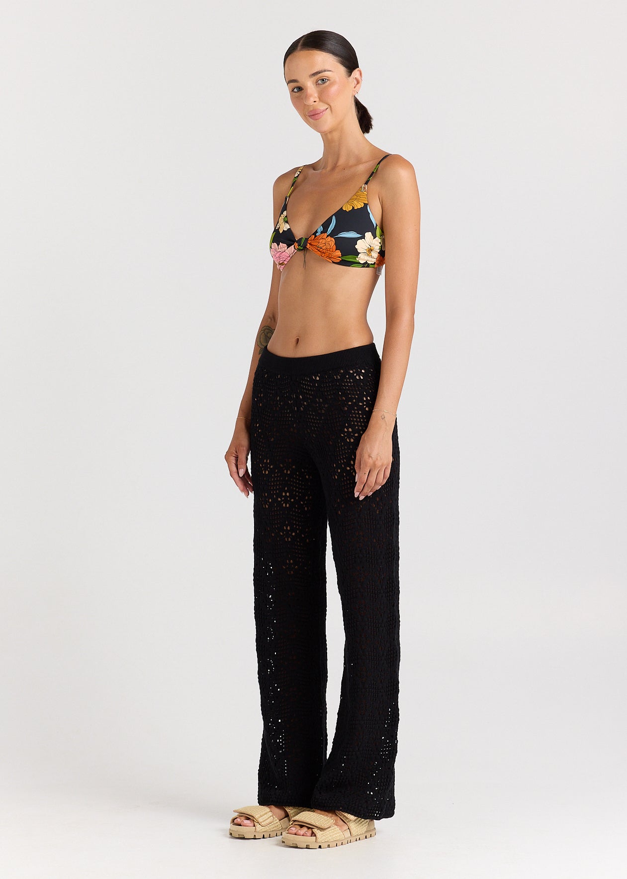 Messina Knit Pant - Black