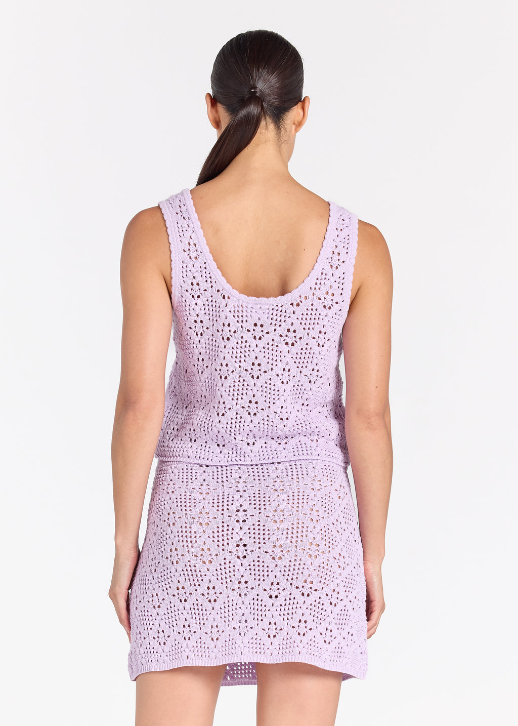 Messina Knit Sunrise Top - Lilac