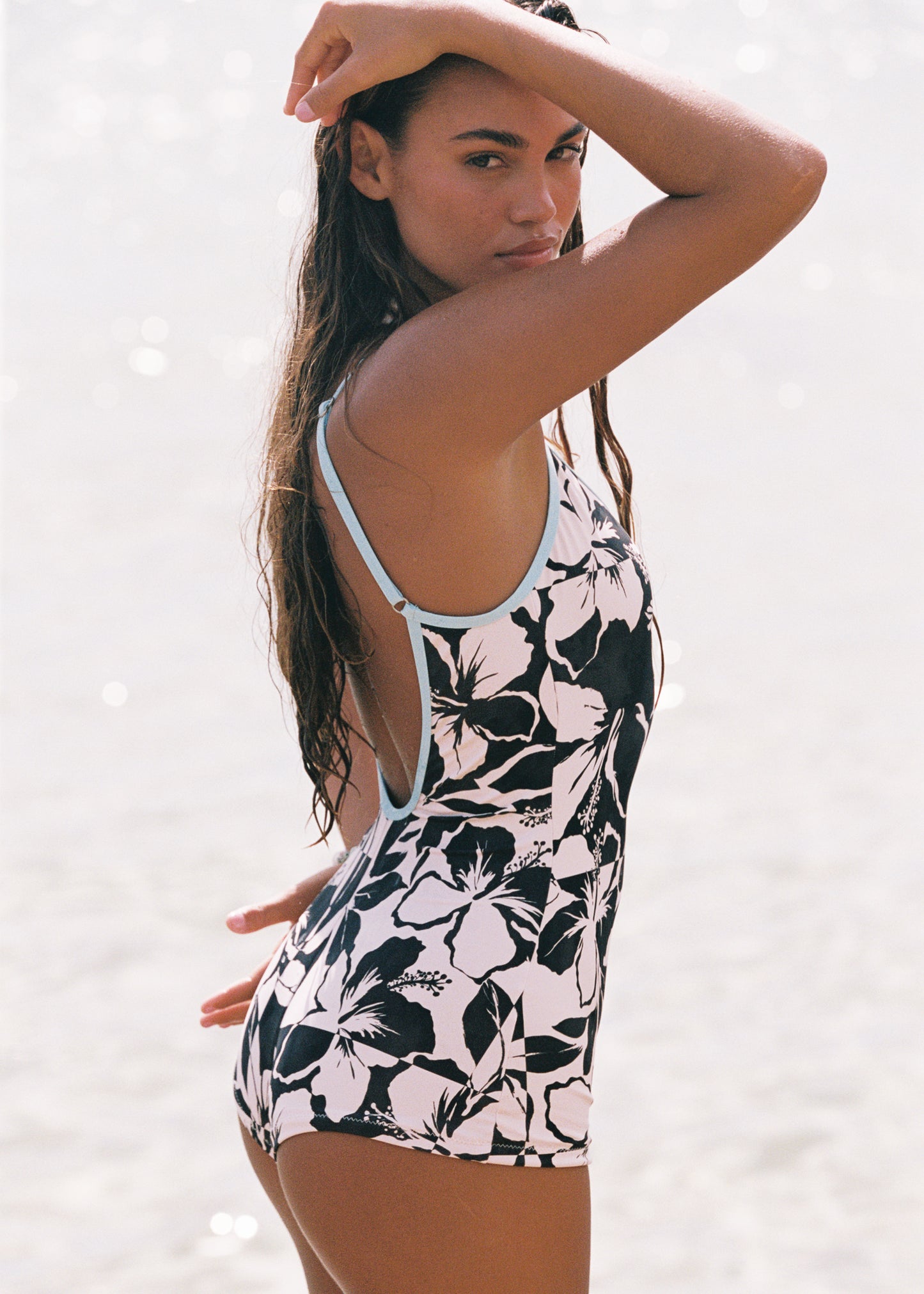 Oahu Shorty One Piece Swimsuit - Black