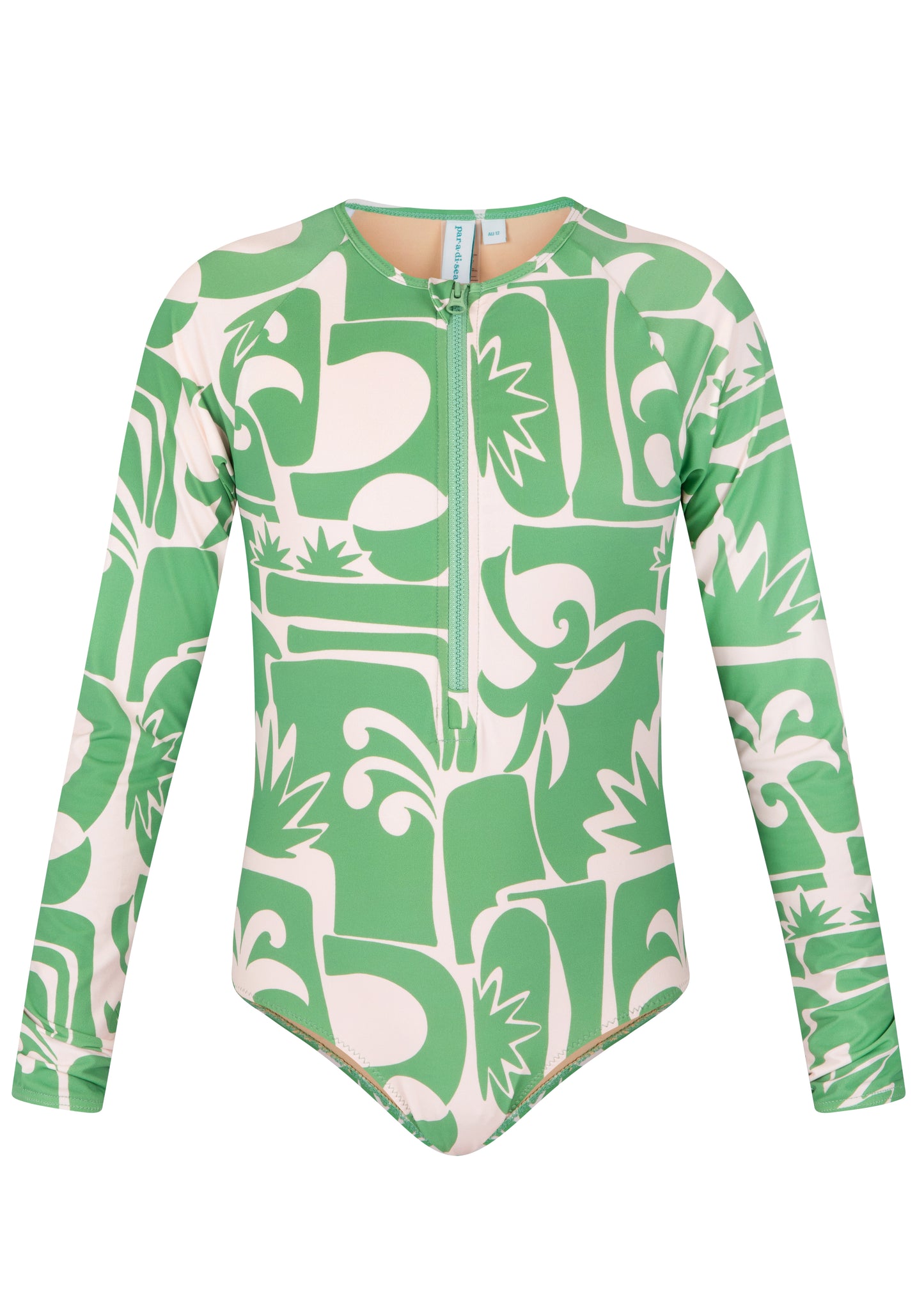 Girls Pacifica LS One Piece - Palm