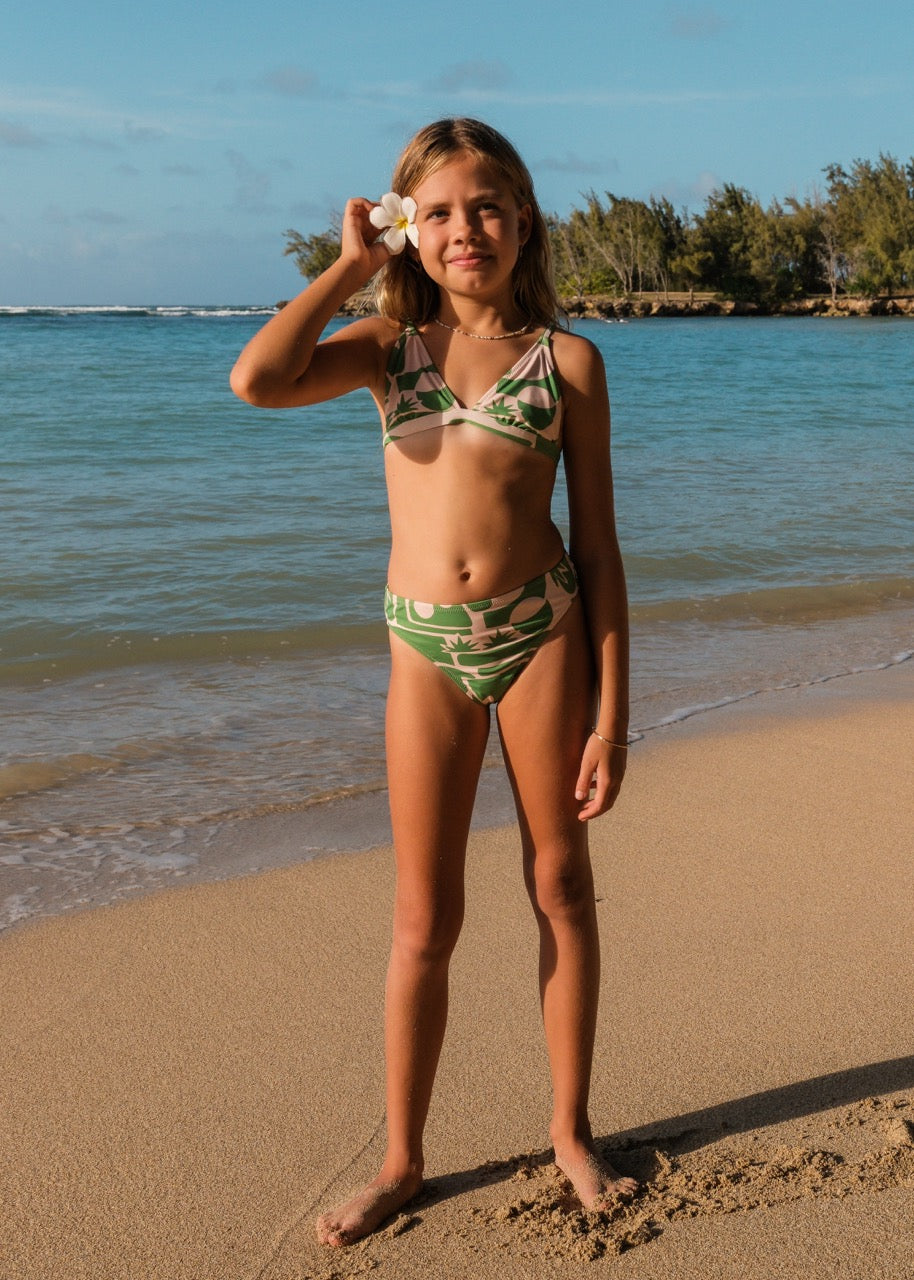 Girls Pacifica Tri Bikini - Palm