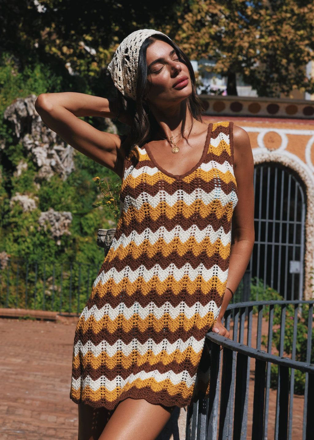 Margarita Knit Sundreamer Dress - Sunburnt
