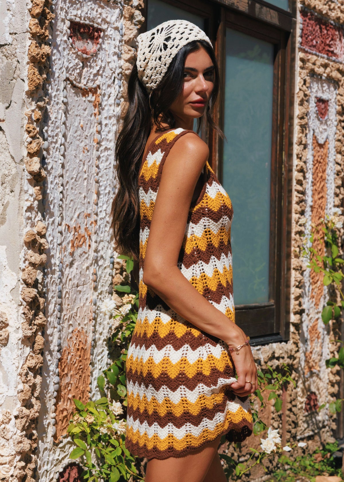 Margarita Knit Sundreamer Dress - Sunburnt