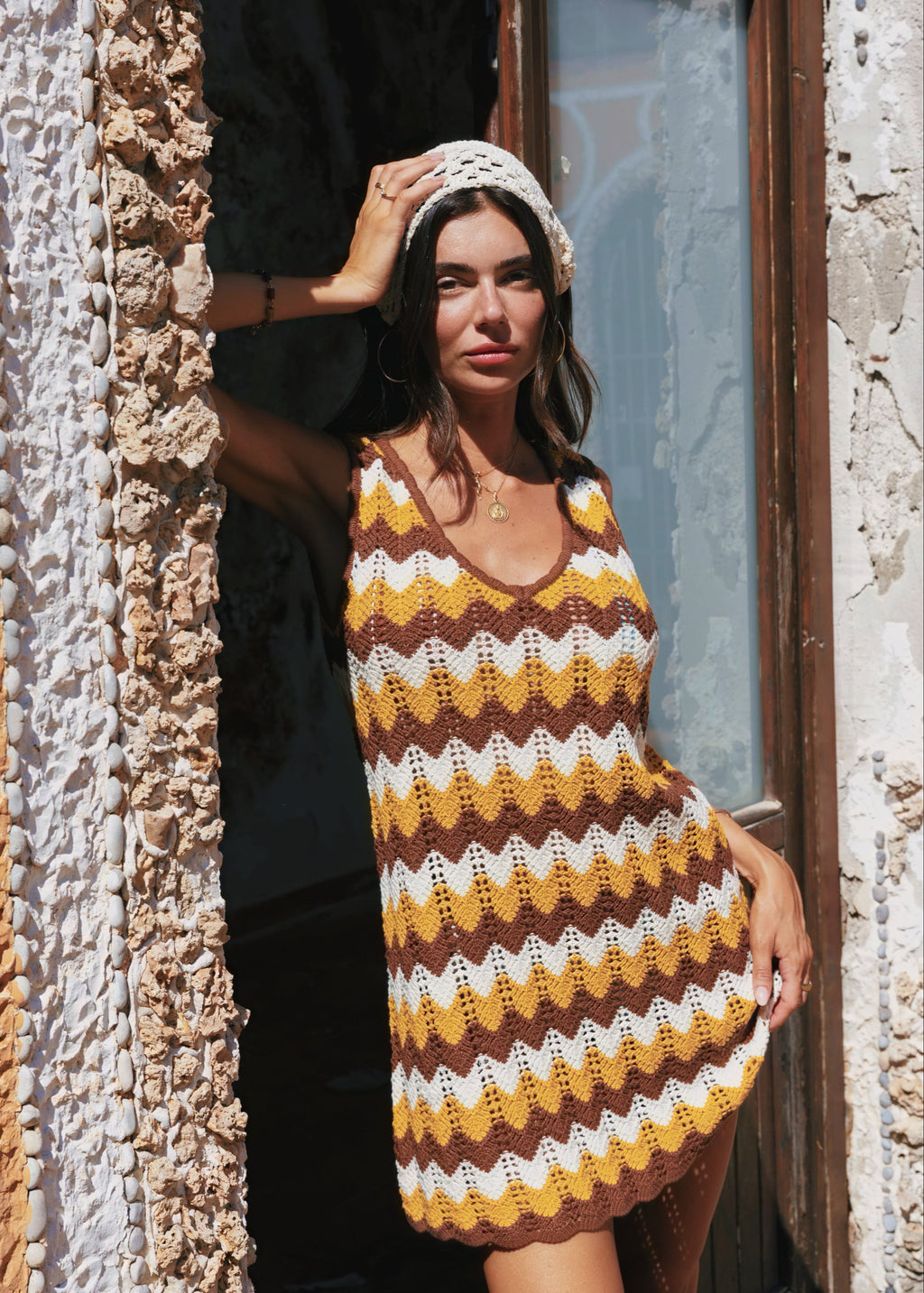 Margarita Knit Sundreamer Dress - Sunburnt
