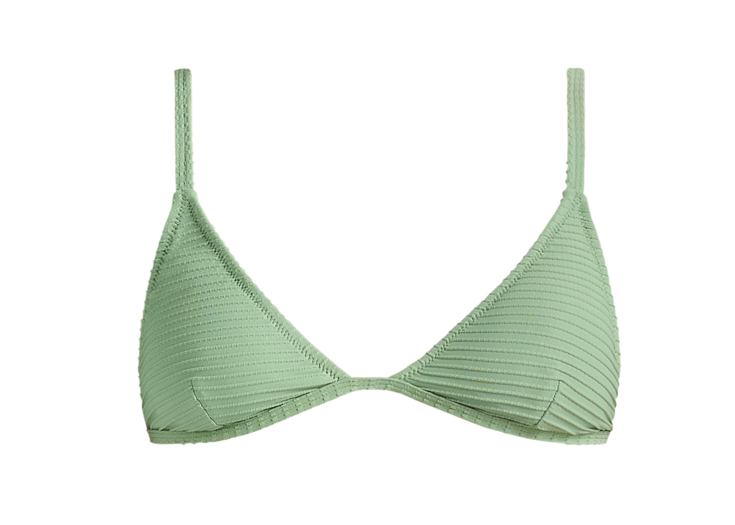 Poolside Bralette Tri Tie Bikini Top - Palm