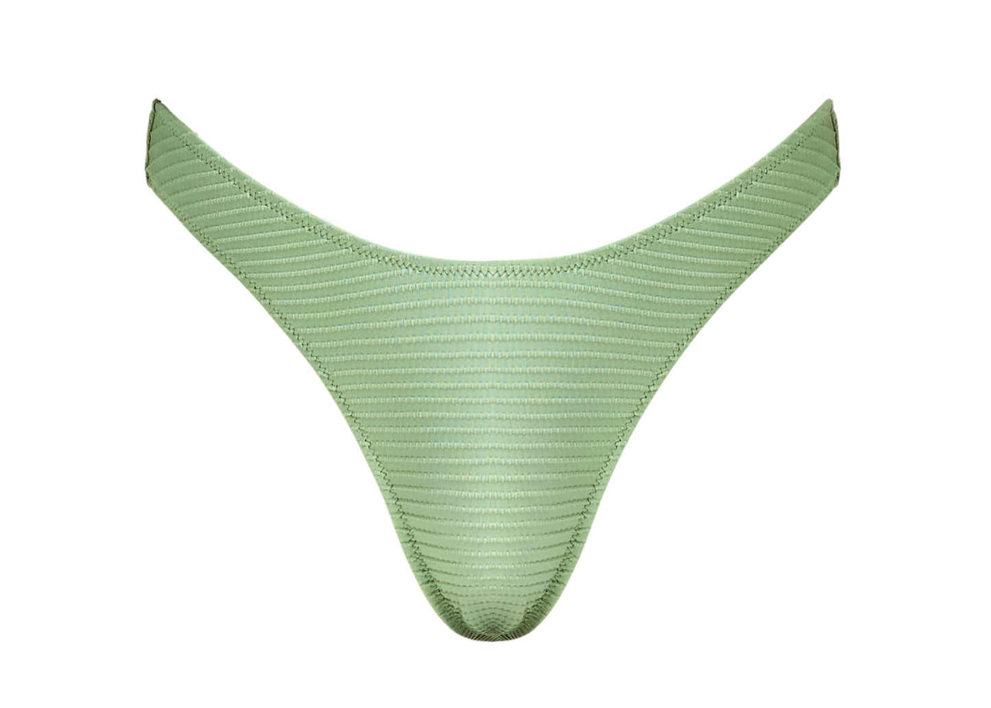 Poolside High Cut Cheeky Bikini Bottom - Palm