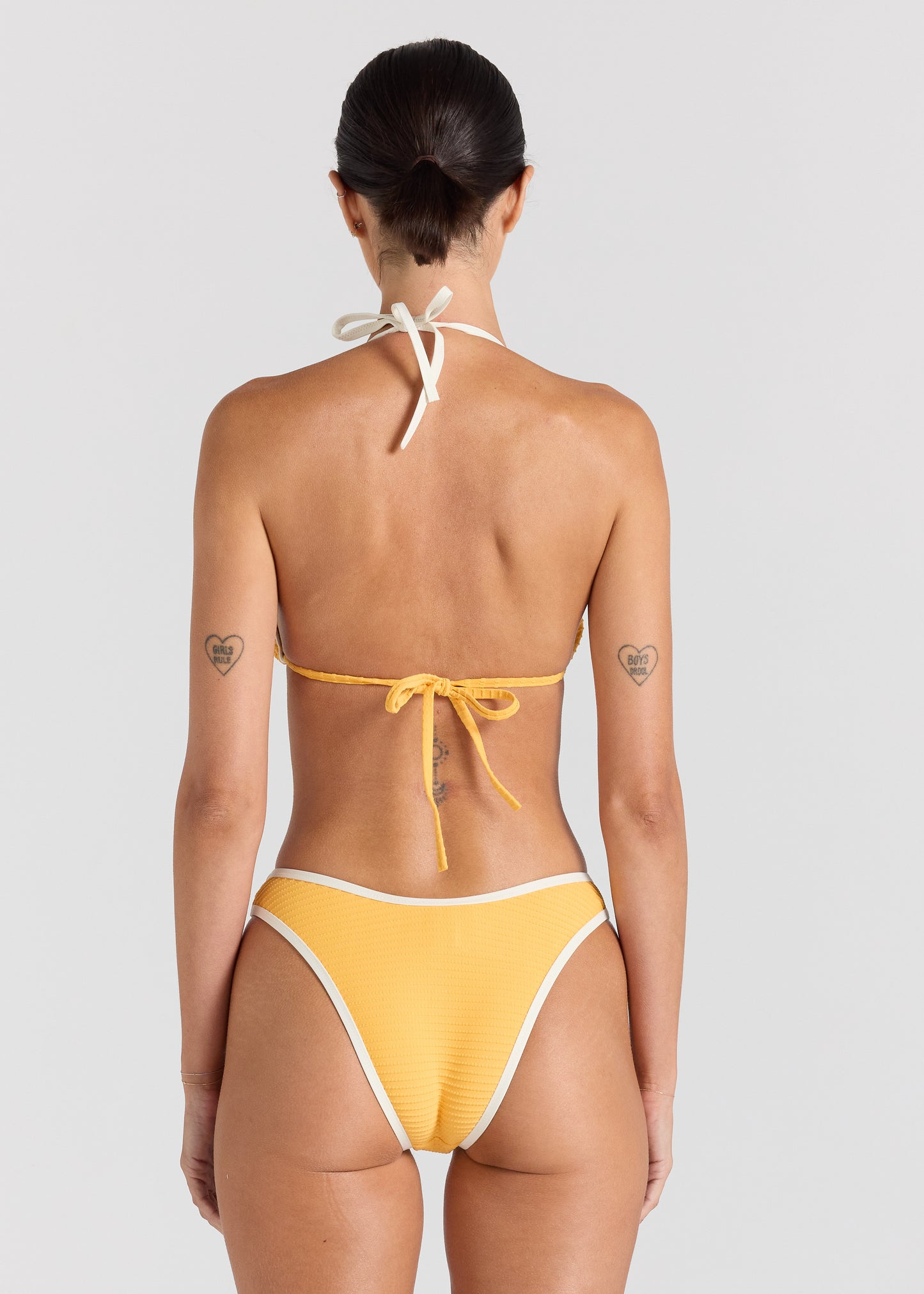 Poolside High Cut Cheeky Bikini Bottom - Sunshine