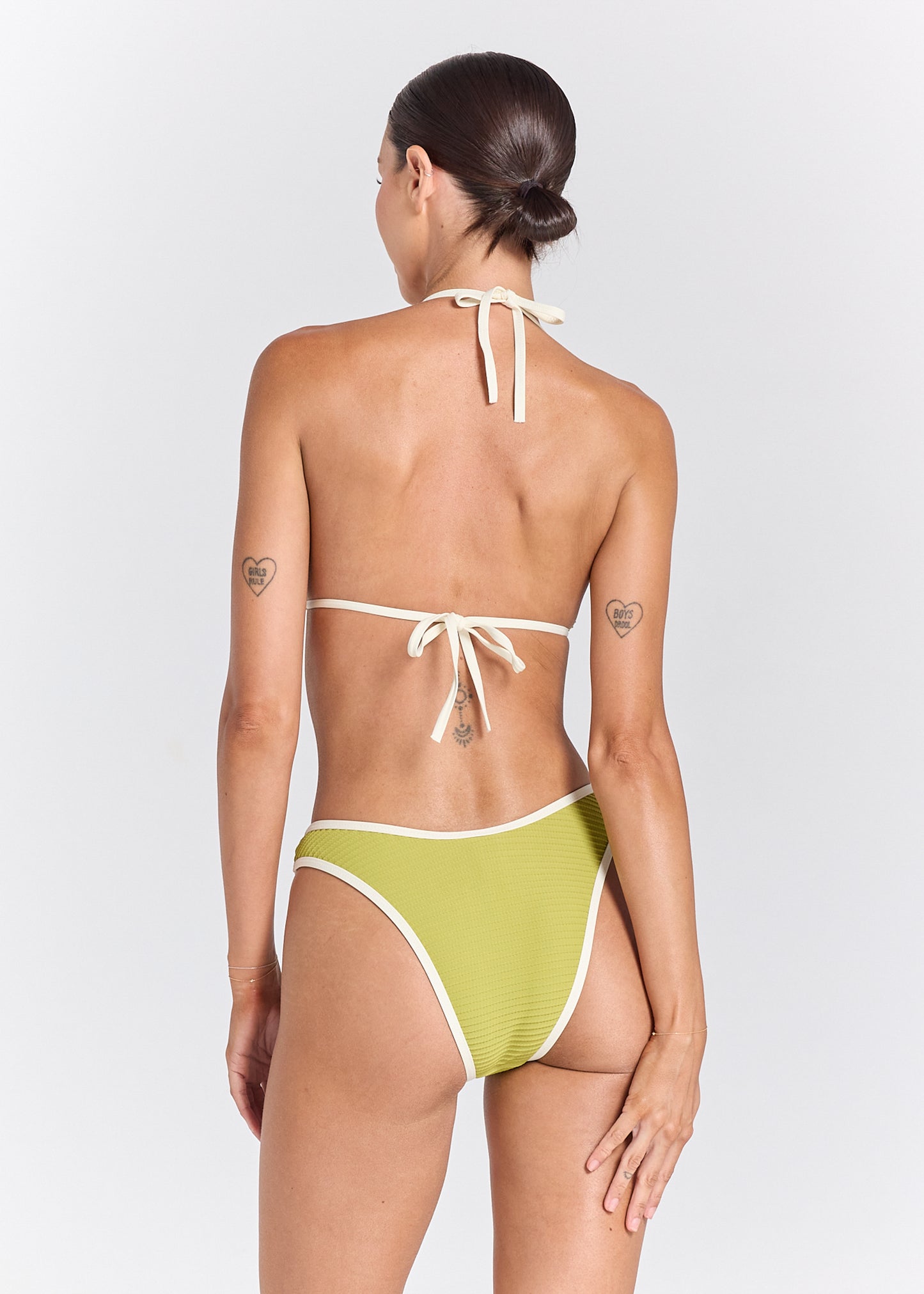 Poolside Holiday Bikini Top - Matcha