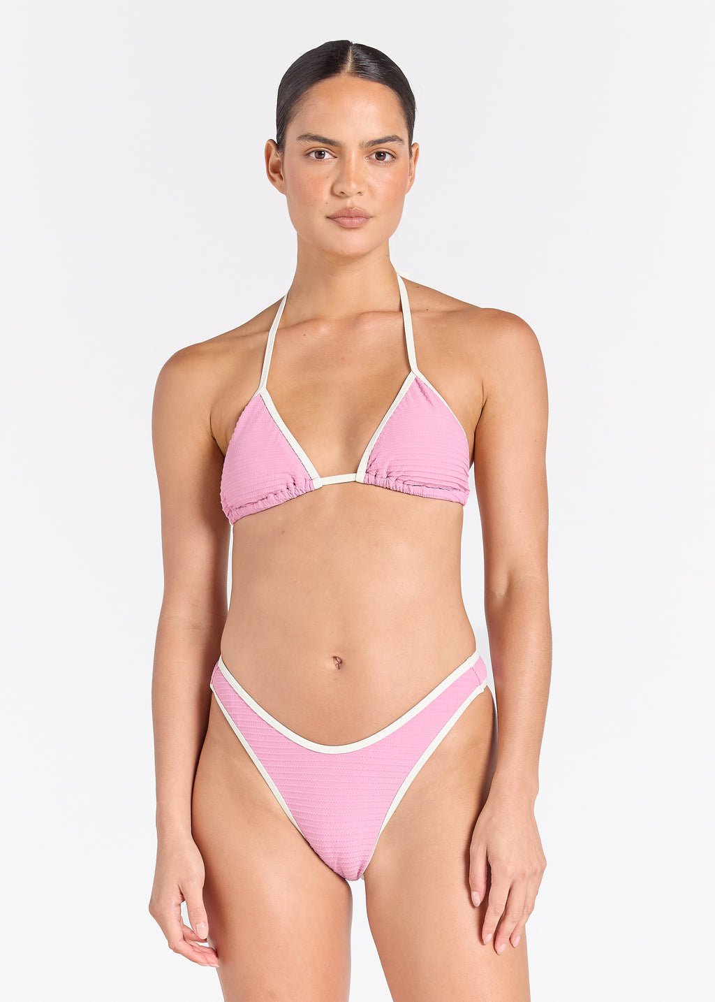 Poolside Holiday Bikini Top - Mauve
