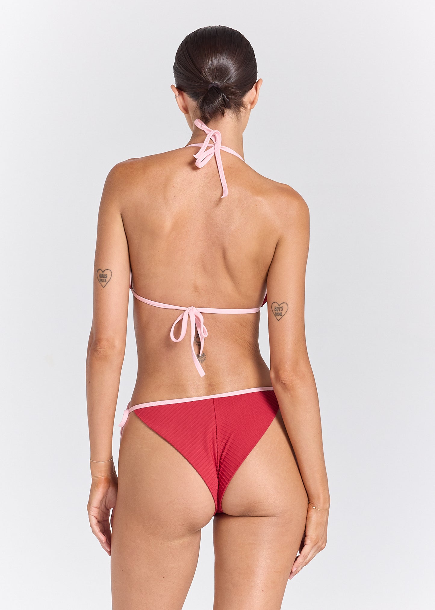 Poolside Holiday Bikini Top - Ruby
