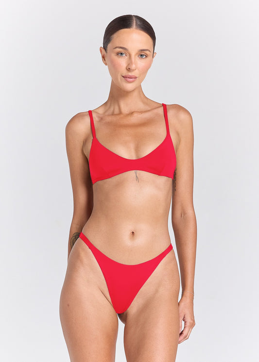 Essentials Isola Bikini Top - Hibiscus