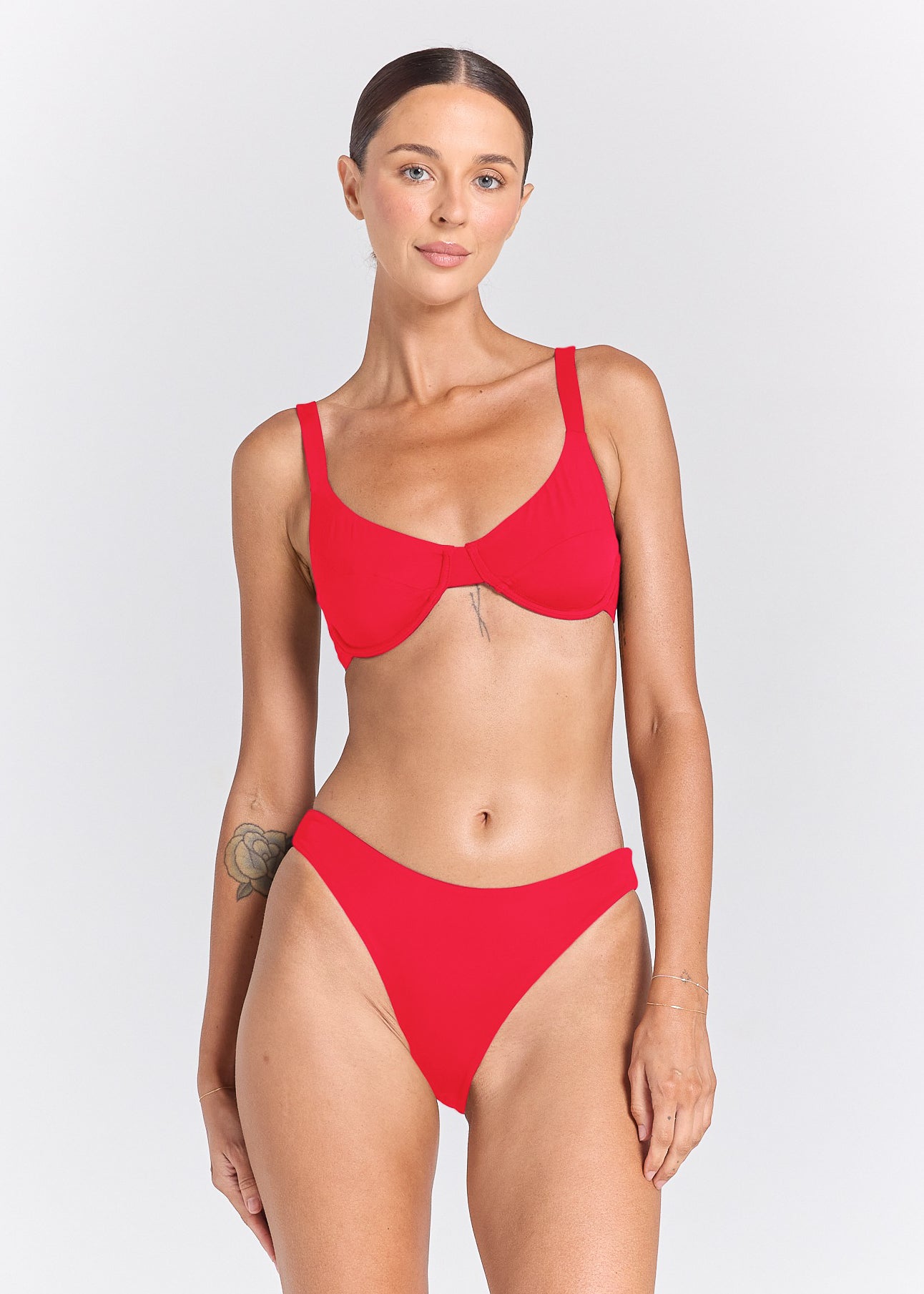 Essentials Tropics Bikini Bottom - Hibiscus