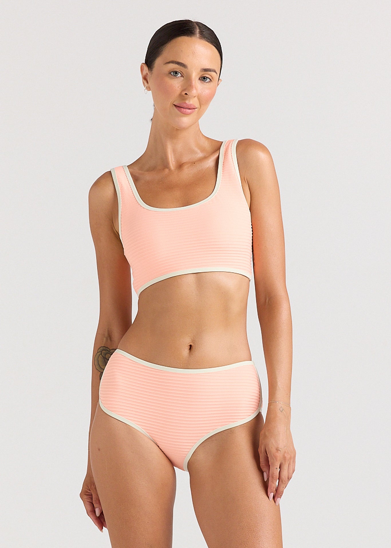 Poolside Scoop Side Bikini Bottom - Mimosa