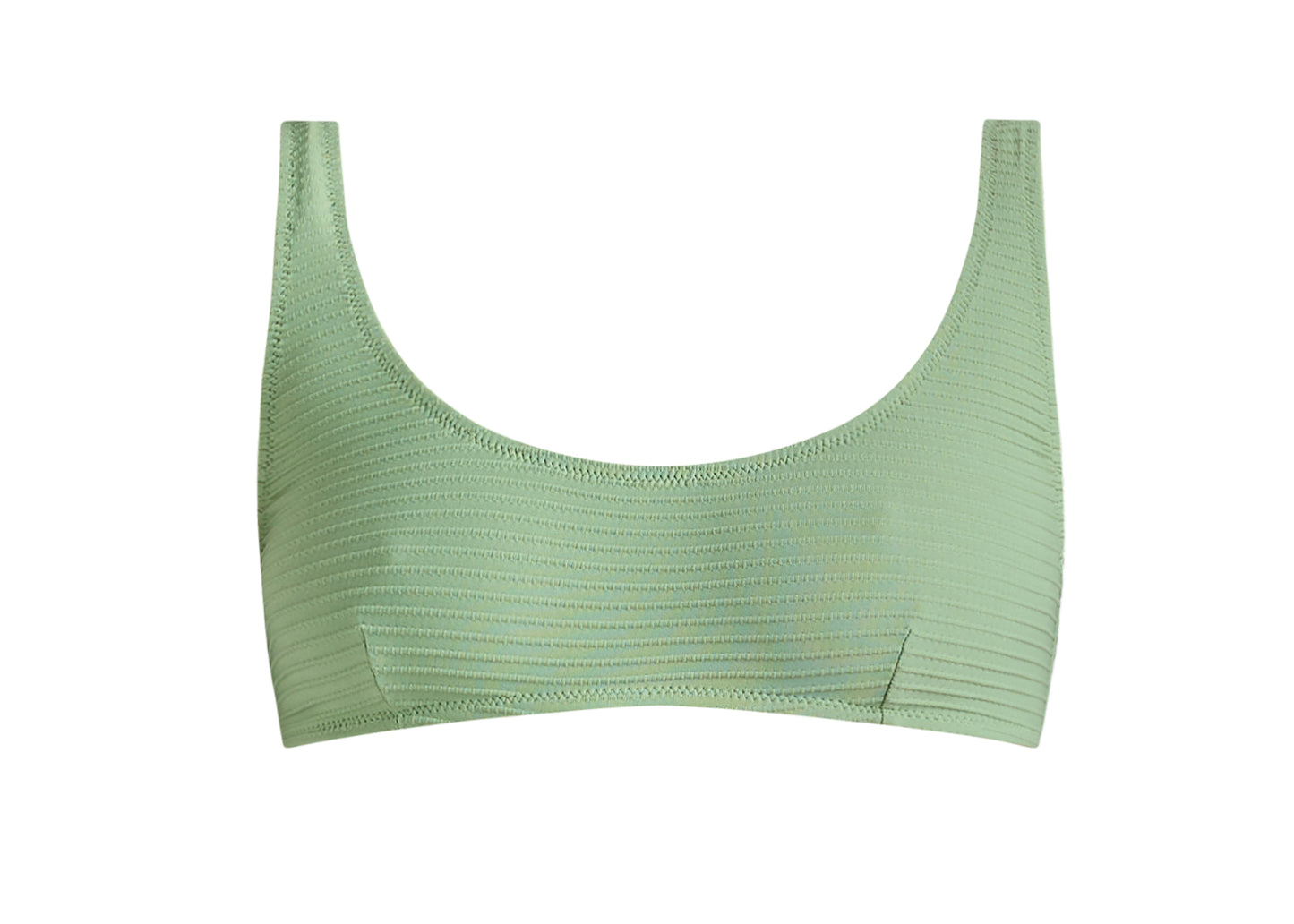 Poolside Crop Bikini Top - Palm