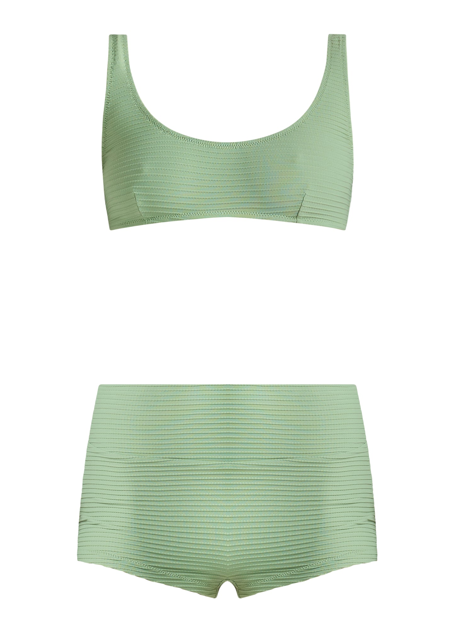 Poolside Shorty Bikini Bottom - Palm