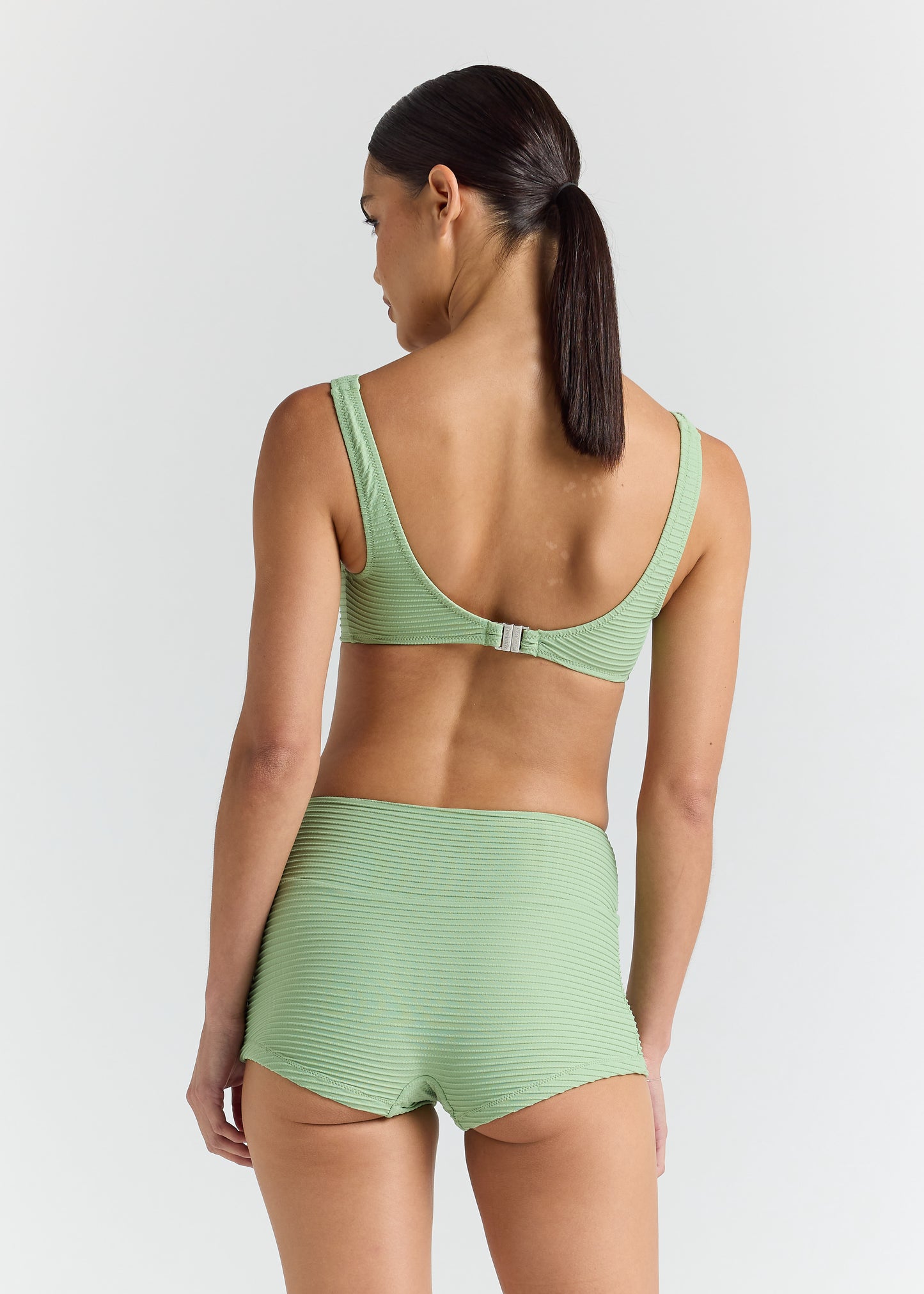 Poolside Shorty Bikini Bottom - Palm