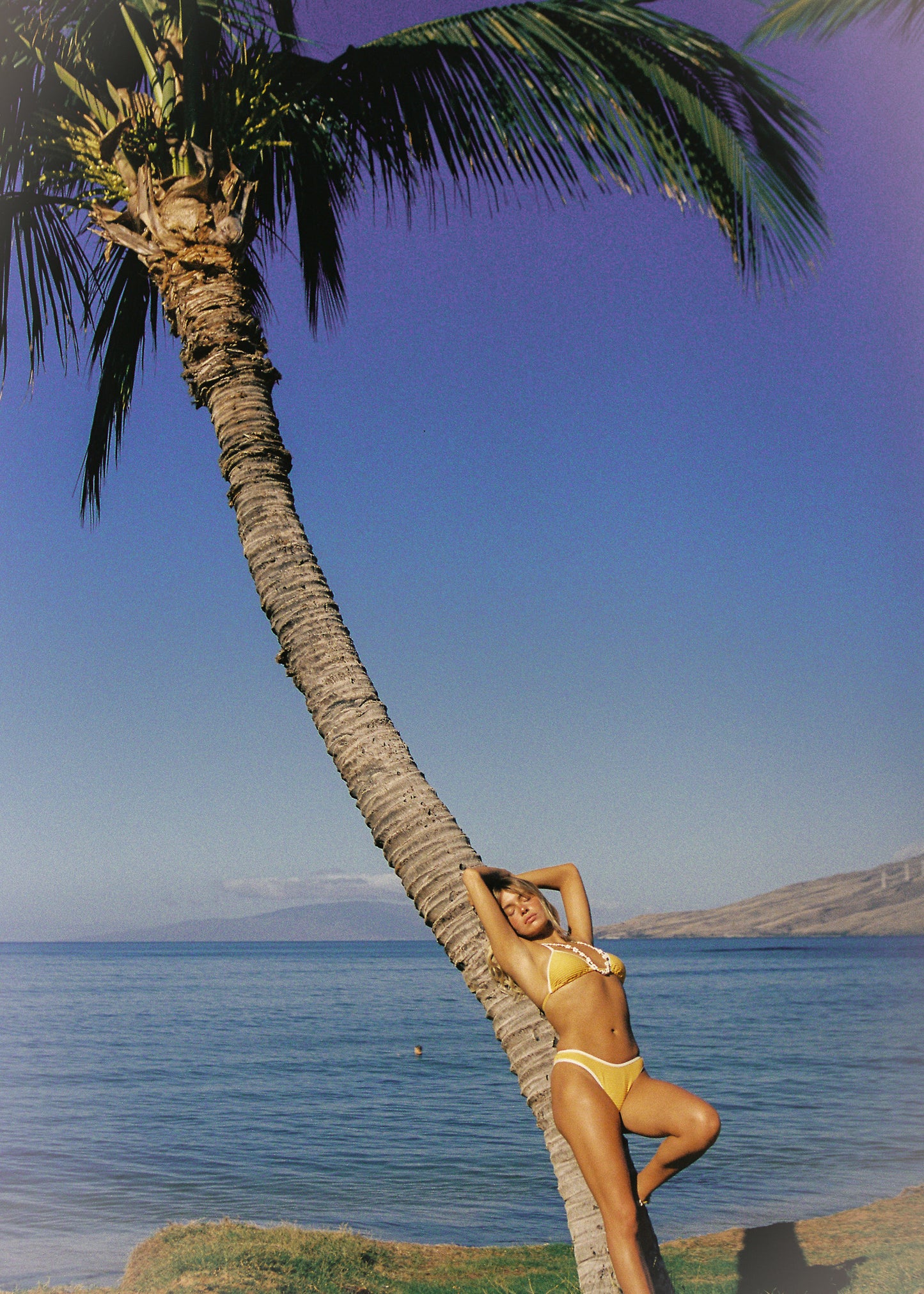 Poolside String Tie Bikini Top - Sunshine