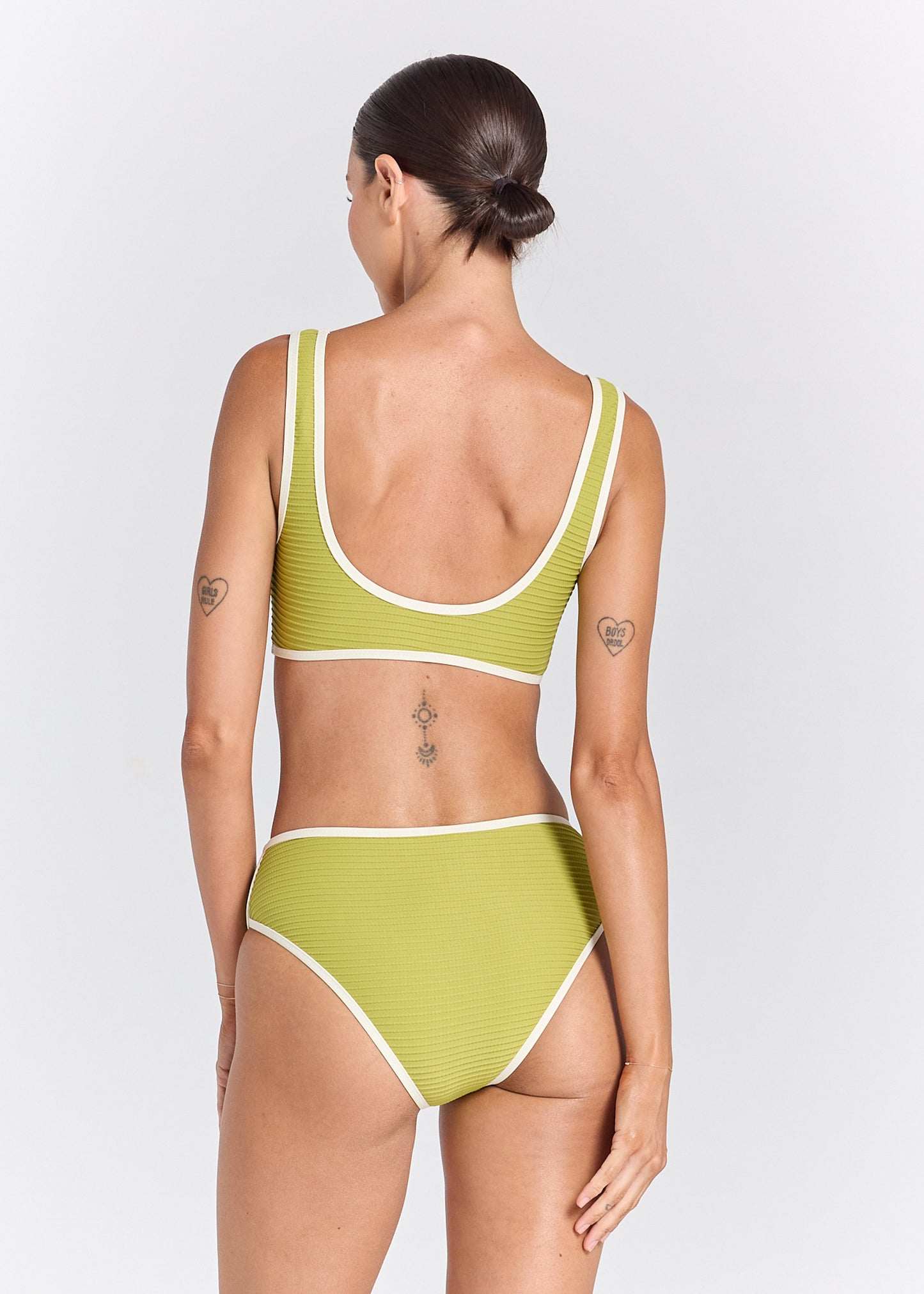 Poolside Surf Bikini Top - Matcha