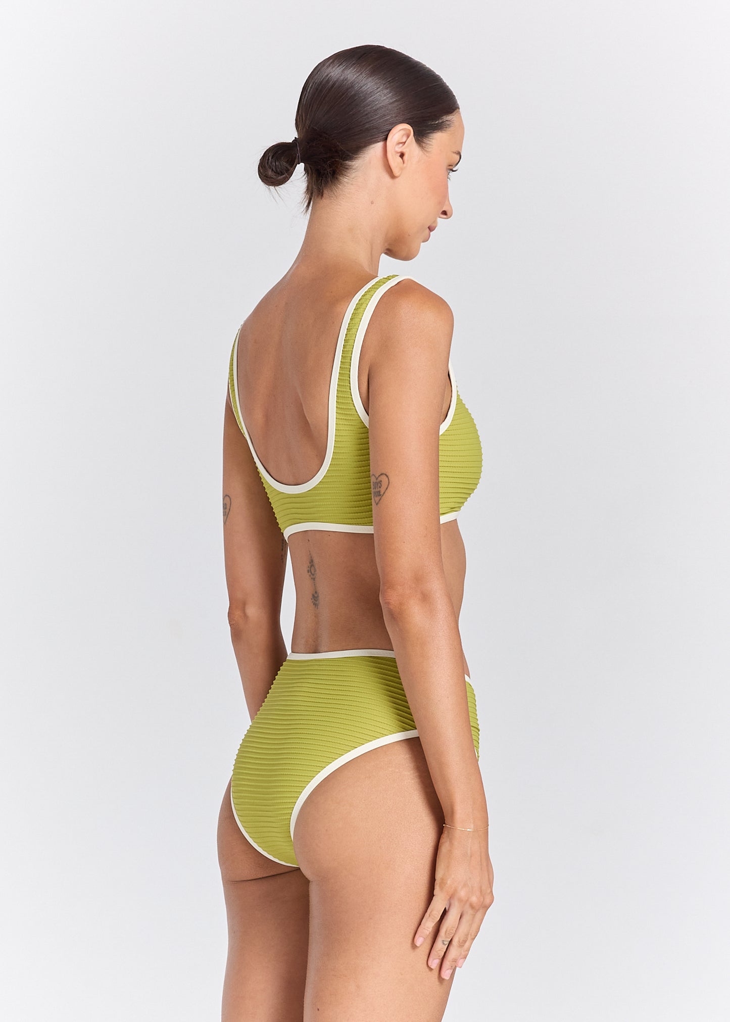 Poolside Surf Bikini Top - Matcha