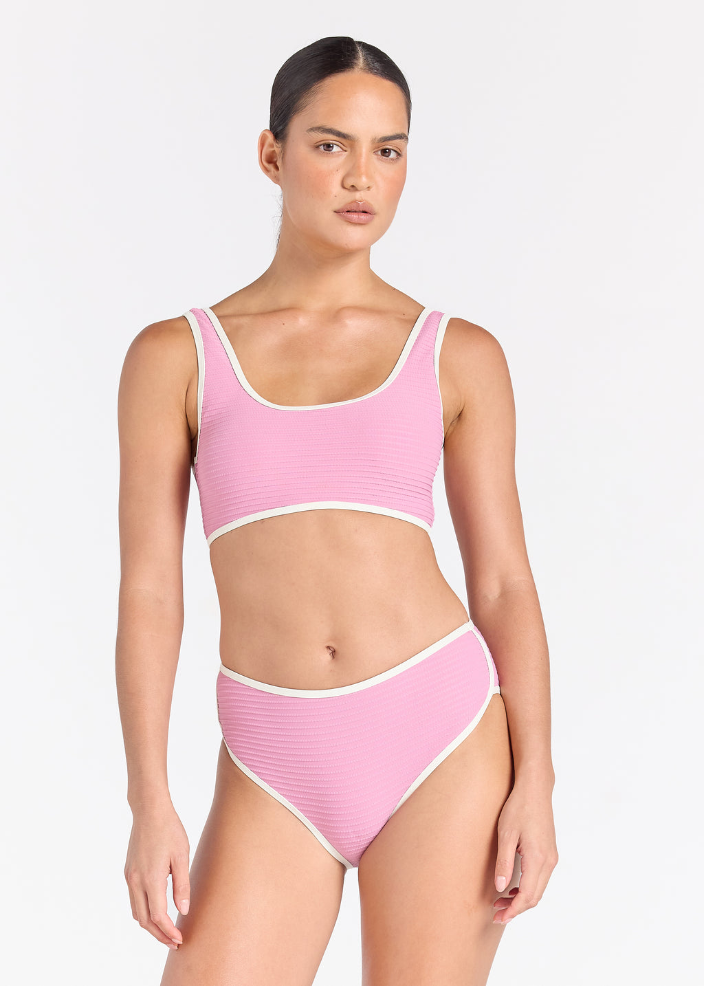 Poolside Surf Bikini Top - Mauve