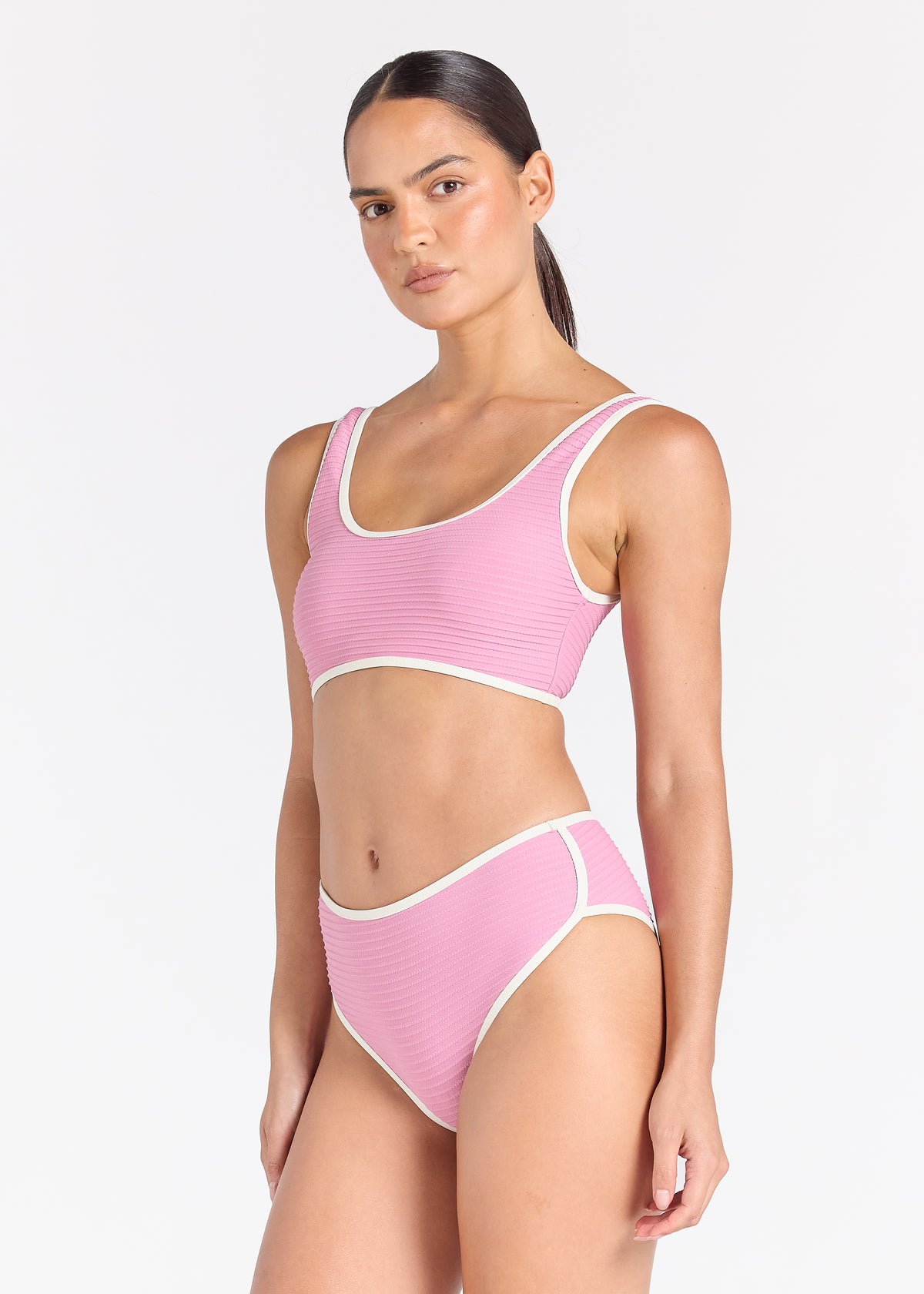 Poolside Surf Bikini Top - Mauve