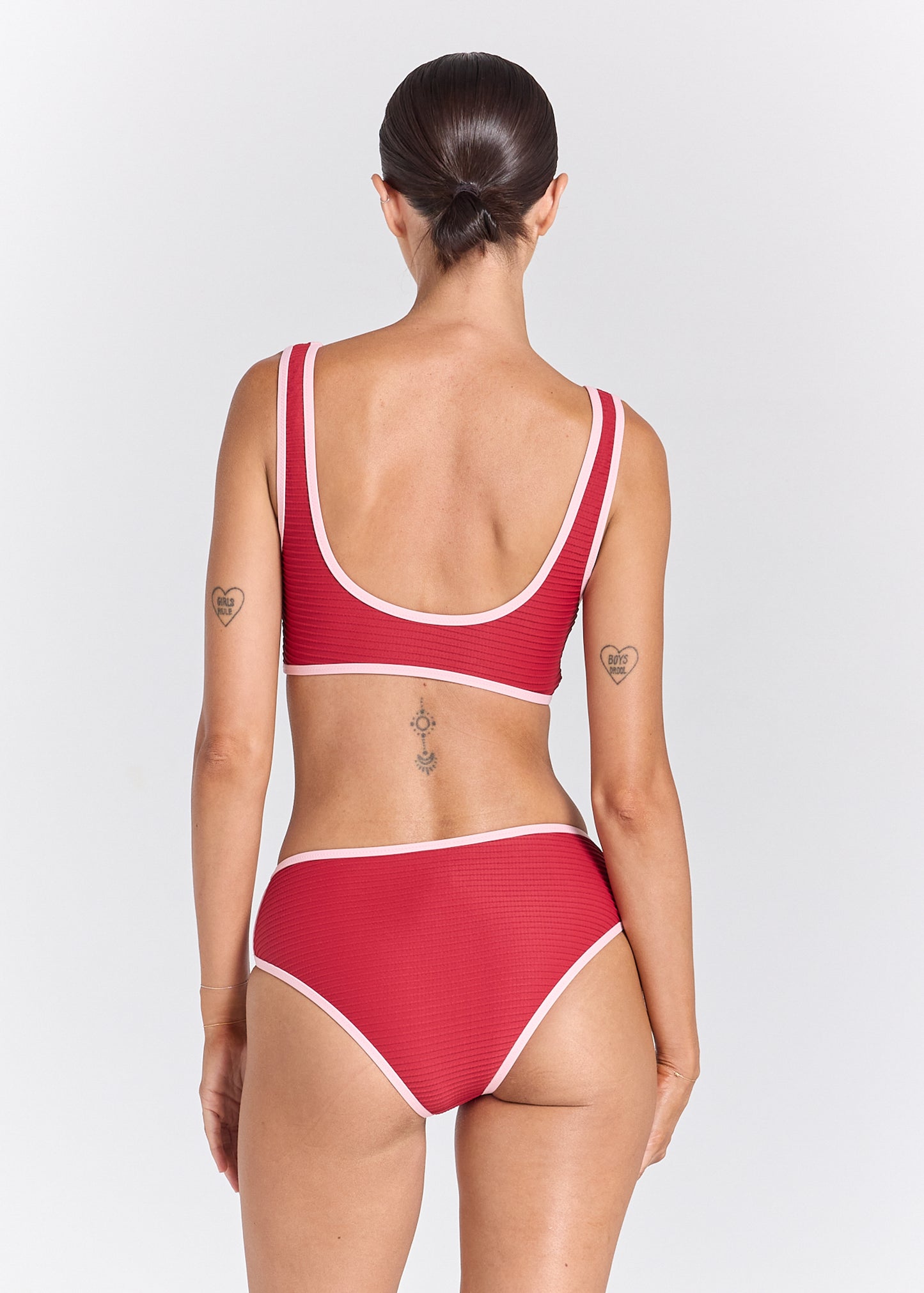 Poolside Surf Bikini Top - Ruby