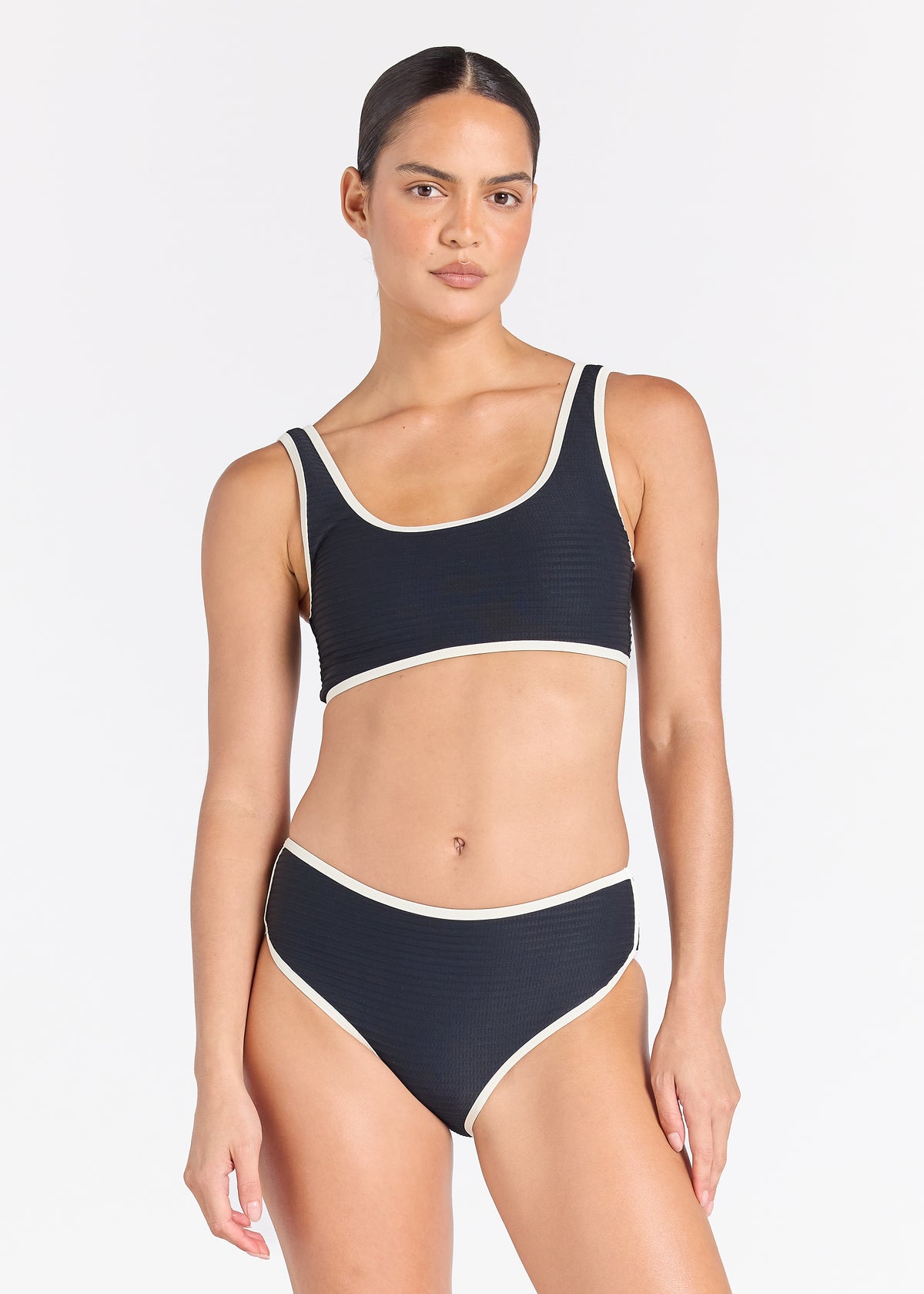 Poolside Waikiki Bikini Bottom - Black