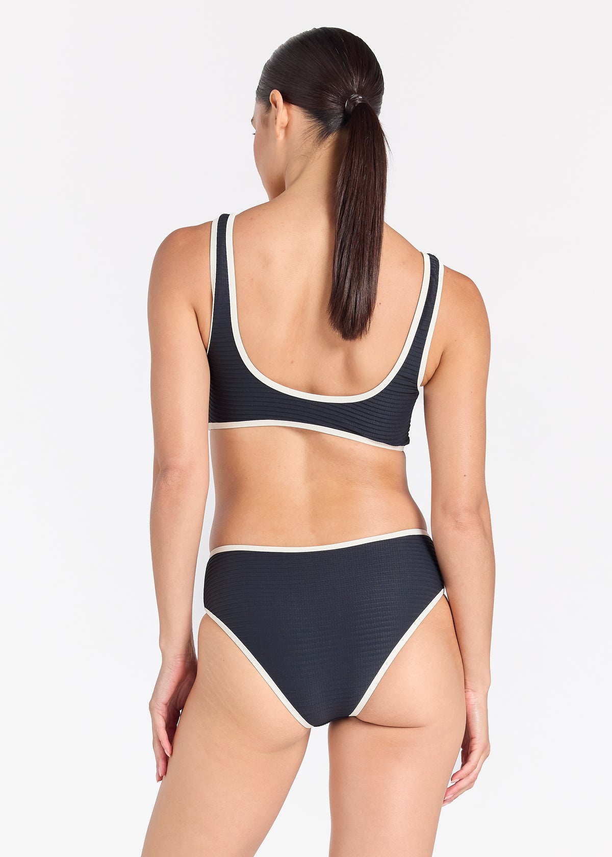 Poolside Waikiki Bikini Bottom - Black