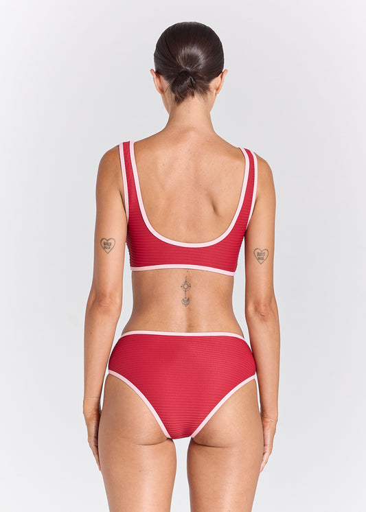 Poolside Waikiki Bikini Bottom - Ruby