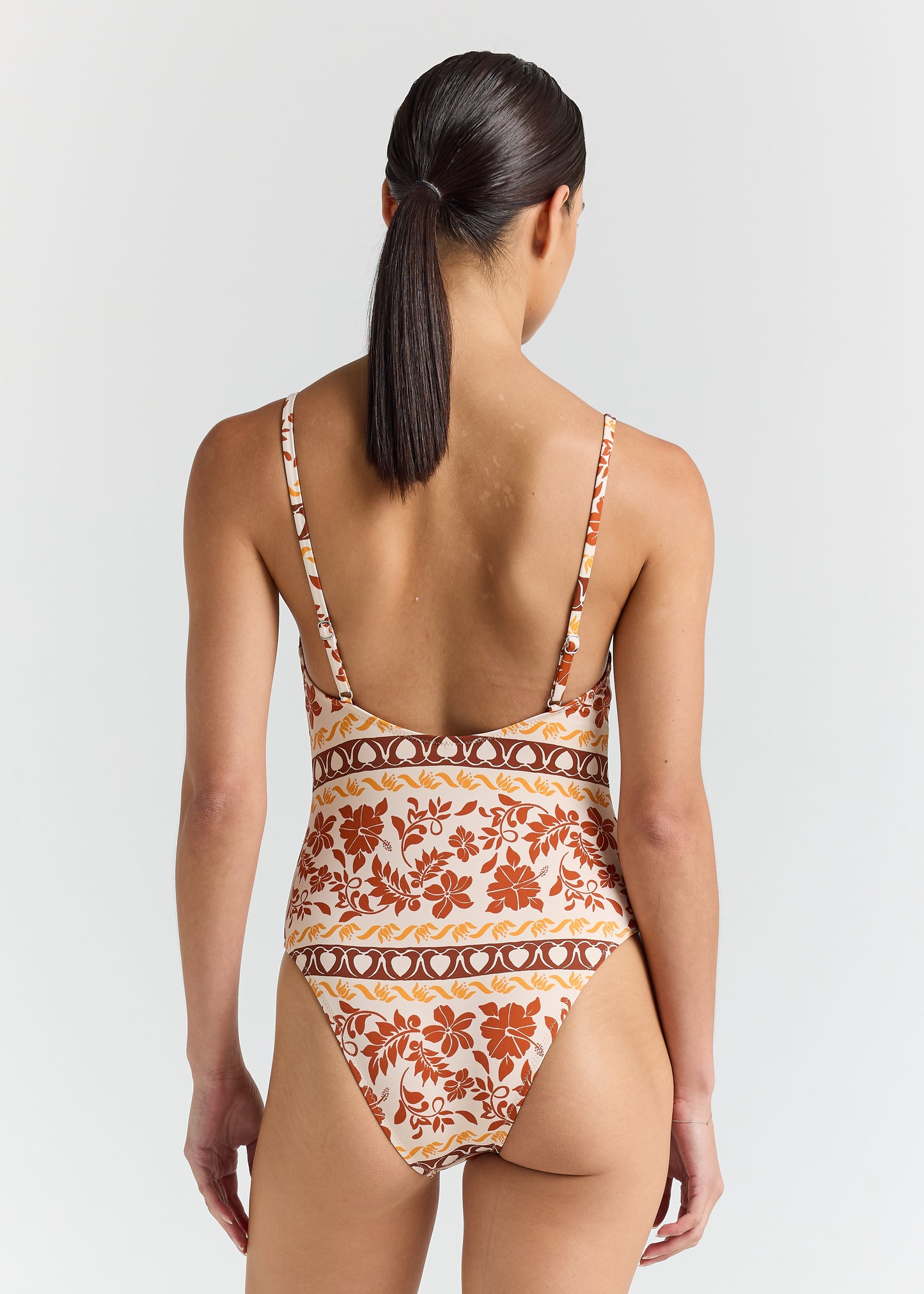 Samoa Singlet One Piece Swimsuit - Seashell