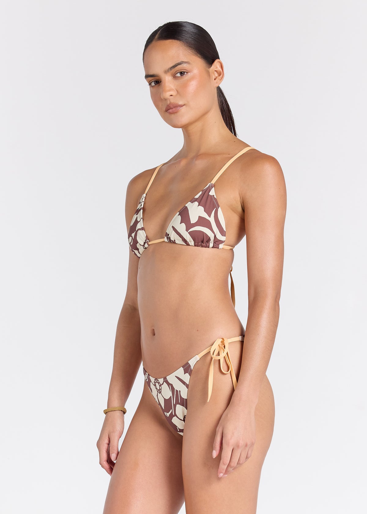 Sardinia Holiday Bikini Bottom - Cocoa