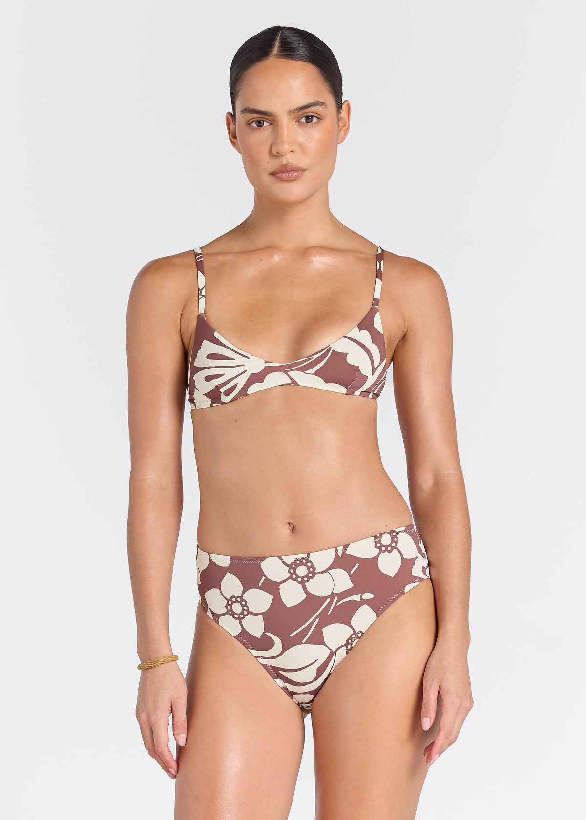 Sardinia Isola Bikini Top - Cocoa